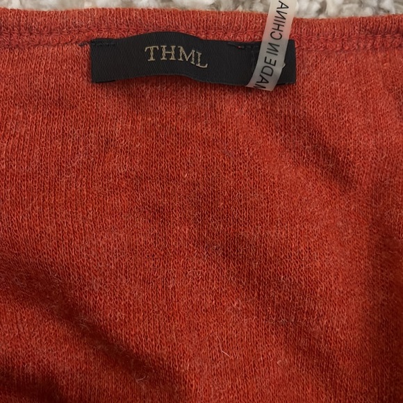 THML Anthropologie Mixed Knit Textured Top - Picture 4 of 4